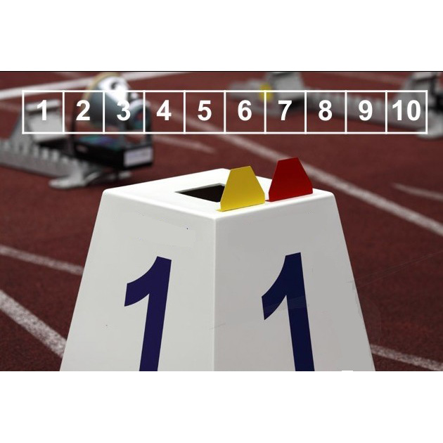 Competition lane markers set for athletics track events LM45/10