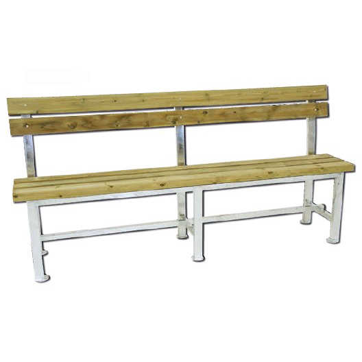 Tennis Court Bench 200 Cm Wooden Auxiliary Equipment Avk