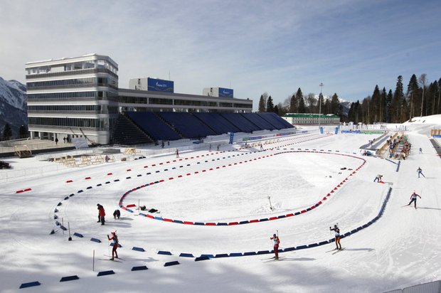 Laura ski and biathlon complex Sochi, Russia