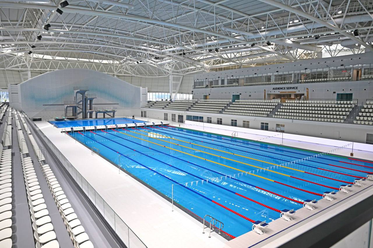 Completion of Equipment Installation at the Palace of Water Sports in Tashkent