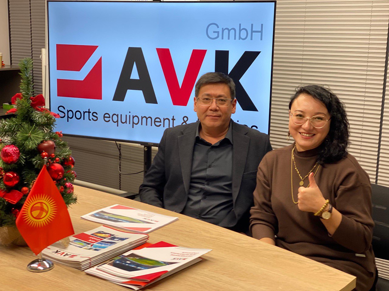 New Year Greetings from the AVK Distributor Team in Kyrgyzstan