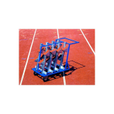 Compact starting blocks cart