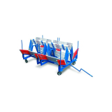 Cart for 60 competition hurdles