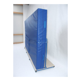 Landing pit mats in PVC cover