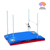 International double-front up & down pole vault landing system 11,00 x 6,00 m, World Athletics Certified