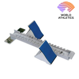 Competition starting blocks - wide pedals, World Athletics Certified