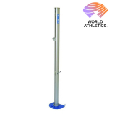 Major championship aluminum high jump standards with cranking handle (per pair), World Athletics Certified