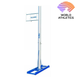 Competition pole-vault uprights without slider carts the pair, World Athletics Certified