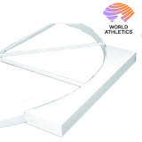 Wordl Athletics shot toeboard, World Athletics certified