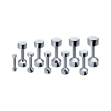 Chrome dumbbell set of 1-10 kg