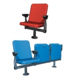 Armchair with synchronic folding of the seat and armrest M-Espace