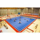 Exercise floor inflatable 12.60 x 12.60 m x 20 cm