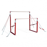 Competition asymmetric bars with short cable system