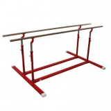 Compact parallel bars with fixed legs