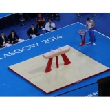 Set of landing mats for competition pommel horse - FIG approved