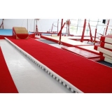 Acrobatic track - floor with roll-up track - 14 x 2 m