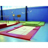Built-in trampoline large size