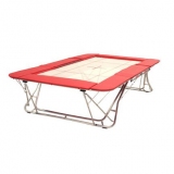 Large competition trampoline - 6x6 mm bed - FIG approved