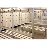 Benches Comfort series for gyms, swimmings pools and wellness areas