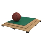 Flooring parquet for basketball halls PVC, FIBA Approved