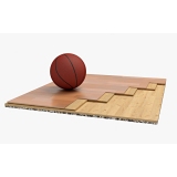 Flooring parquet for basketball halls TRENTO, FIBA Approved