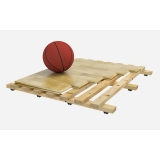 Flooring parquet for basketball halls SPLUGA, FIBA Approved