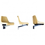 Stadium seats M2000 metallic console - FIBA FIFA UEFA approved