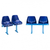 Stadium seats M2000 On melallic beam - FIBA FIFA UEFA approved