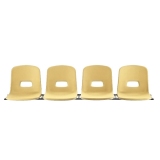 Stadium seats S4 on concrete step - FIBA approved