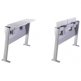 Press station MP2006 with folding desk - dimensionally complying with FIFA UEFA FIBA