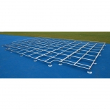High jump modular grid platform with cart for landing area SW-6x4
