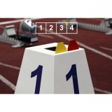 Competition lane markers set for athletics track events LM-45/4