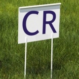 Record marker for throwing athletic events CR-S292