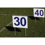 Competition set of 26 rectangular markers for throwing athletic events DM80/26-S0322