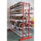Discus throwing athletics discus warehouse rack DR14-SM