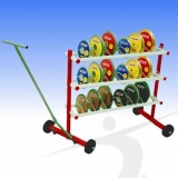 Discus throwing athletics discus rack DR-39-W