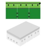 High jump competition landing mats SpikeFlex-pro - IAAF approved