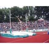 Pole vault competition landing area Spike Proof