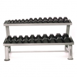 Dumbbells horizontal rack