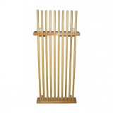 Wooden rod rack