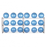 Fitness ball compact rack