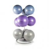 Fitness ball standing rack