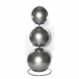 Standing fitness ball rack