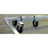 Soccer goals Transport trolley for transportable goals