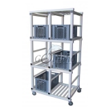 Storage sports SHELF FOR 6 BASKETS, PVC