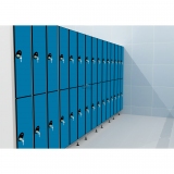 LOCKERS 12/8 - 30MM COMPACT LAMINATE/ALUMINUM for gyms, swimmings pools and wellness areas