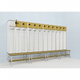 LOCKERS COMPACT LAMINATE-ALUMINUM 12-8 - Football