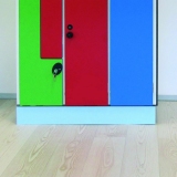 LOCKERS ACCESSORIES - SKIRTING BOARD FOR LOCKERS for gyms, swimmings pools and wellness areas