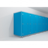 CABINS 12MM STAINLESS STEEL for gyms, swimmings pools and wellness areas
