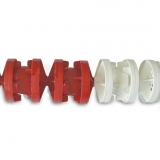 Racing lanes for swimming - METER OF FLOATING LANE WITH DONUT (STAINLESS STEEL CABLE)